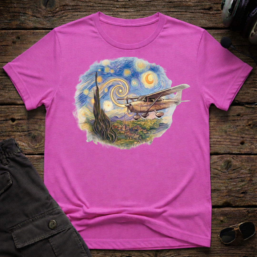 Cessna Starry Day T-shirt