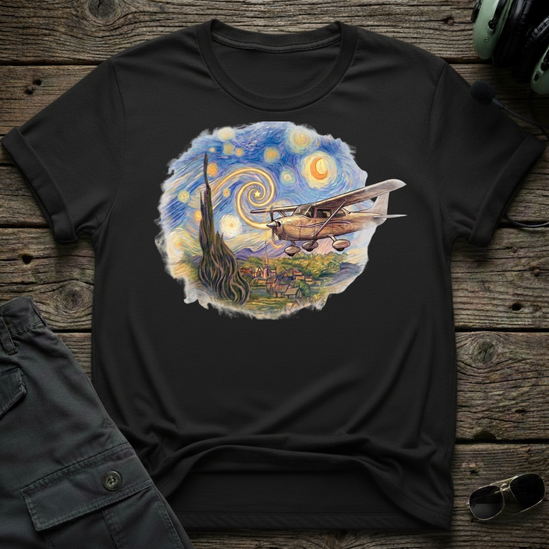 Cessna Starry Day T-shirt
