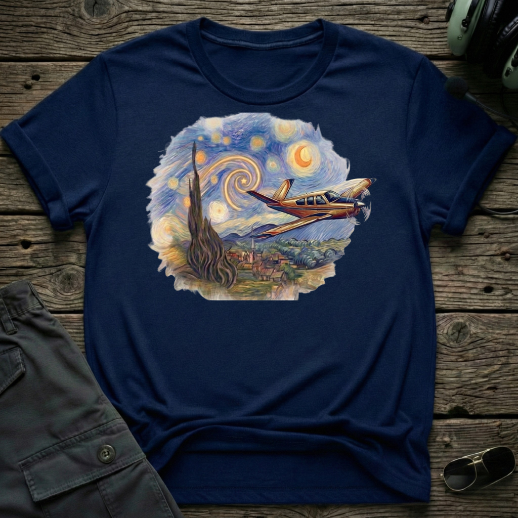 Starry Bonanza - Cleared4Tees premium aviation apparel