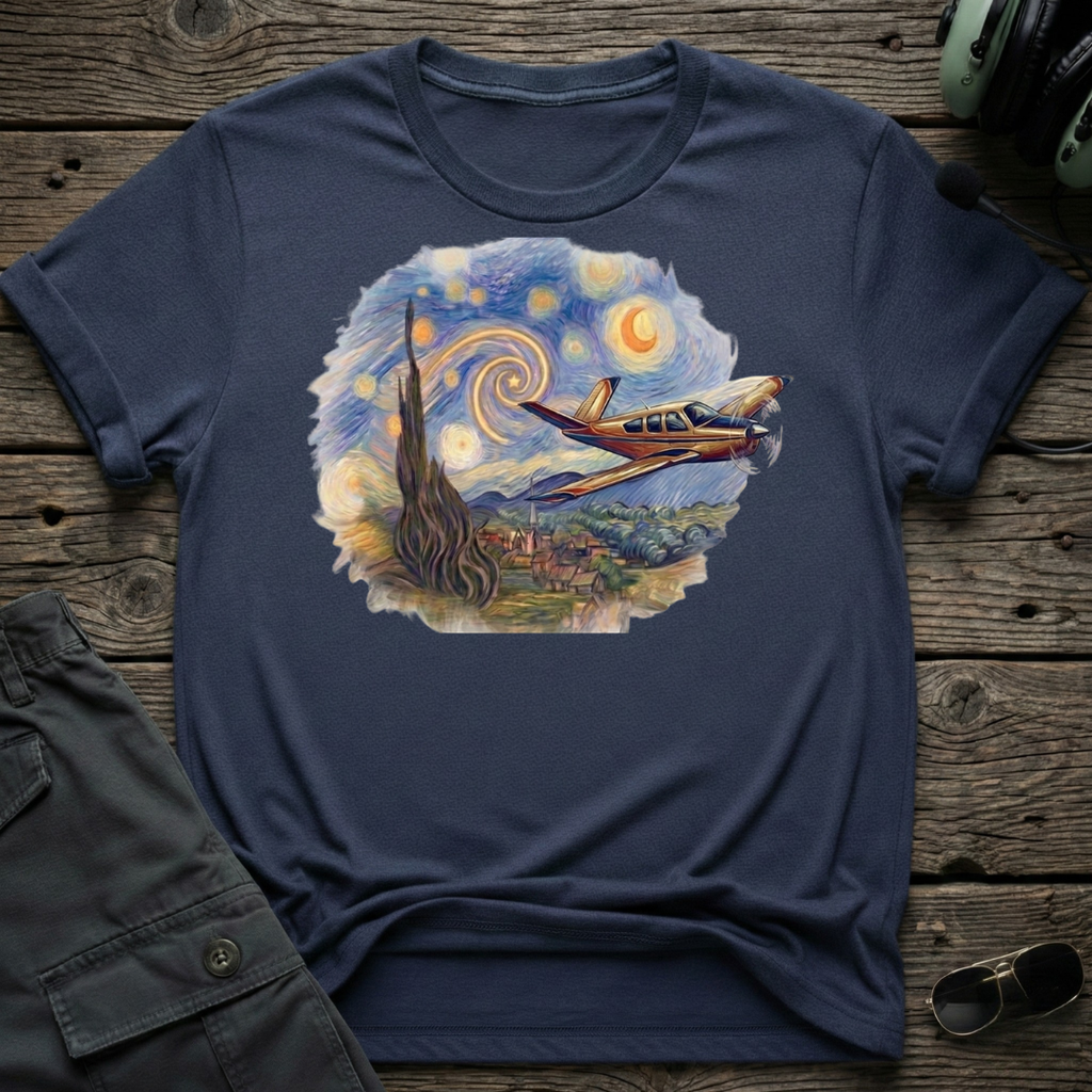Starry Bonanza T-shirt — aviation apparel