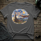 Starry Bonanza front view - premium aviation tee for pilots