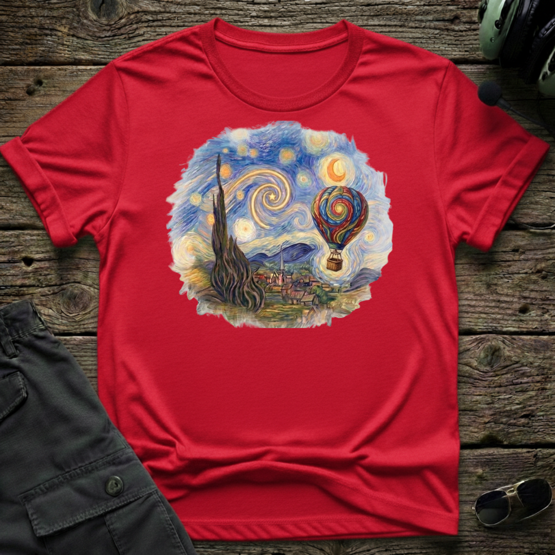 Starry Balloon T-shirt — aviation apparel