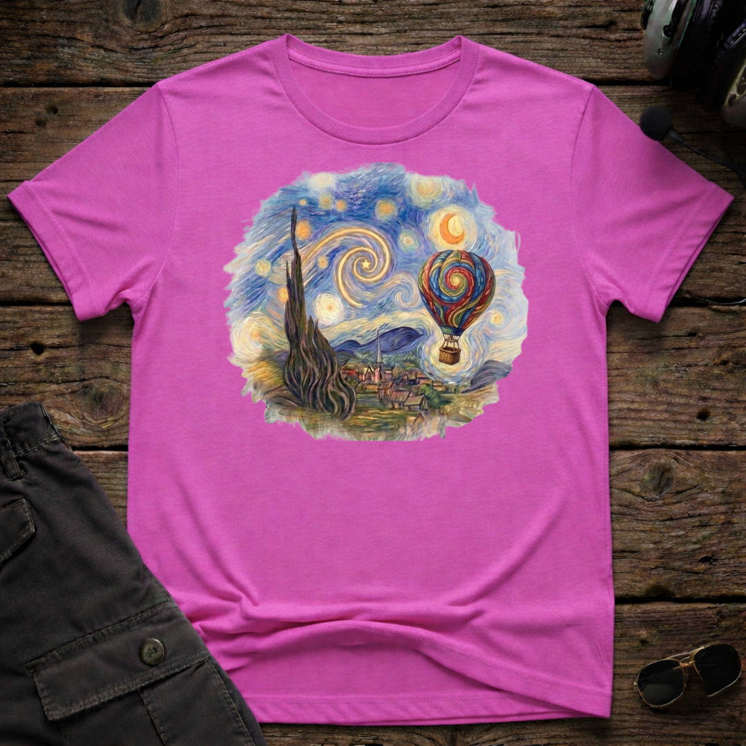 Starry Balloon T-shirt — aviation apparel