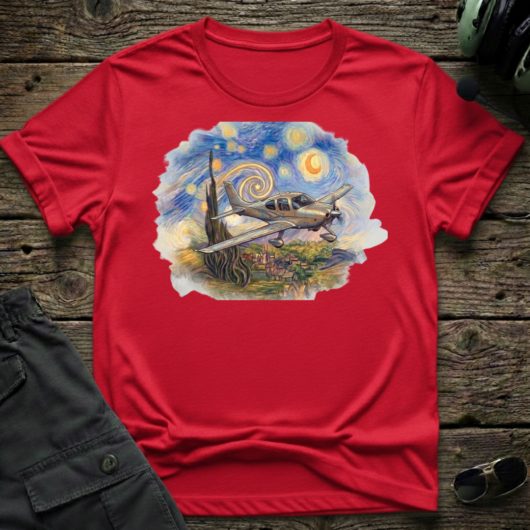 Starry Cirrus T-shirt — aviation apparel