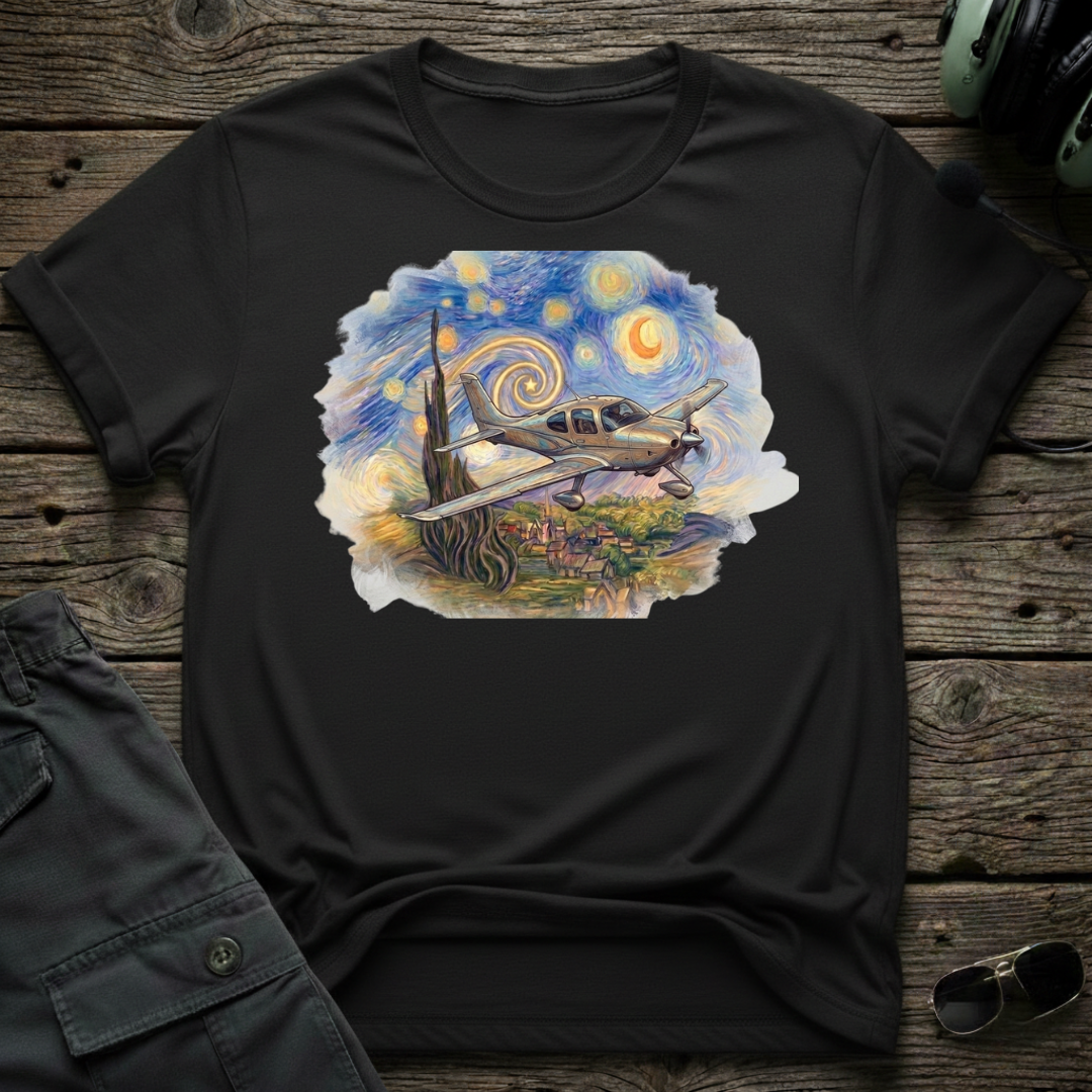 Starry Cirrus T-shirt — aviation apparel