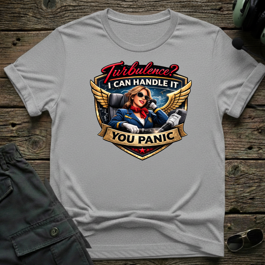 Turbulence lifestyle shot - Gildan 64000 ring-spun cotton aviation shirt