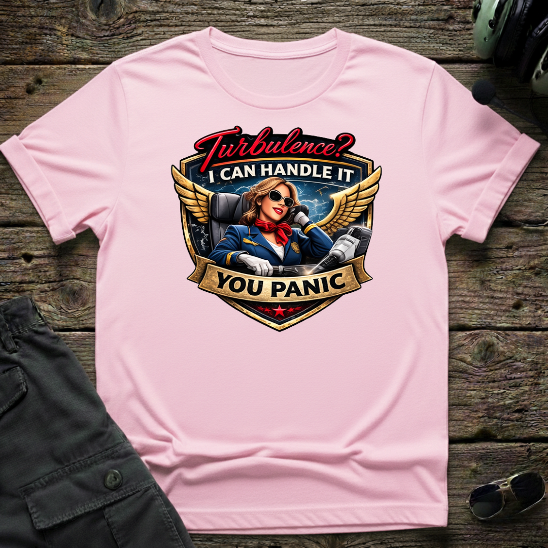 Turbulence T-shirt — aviation t-shirt