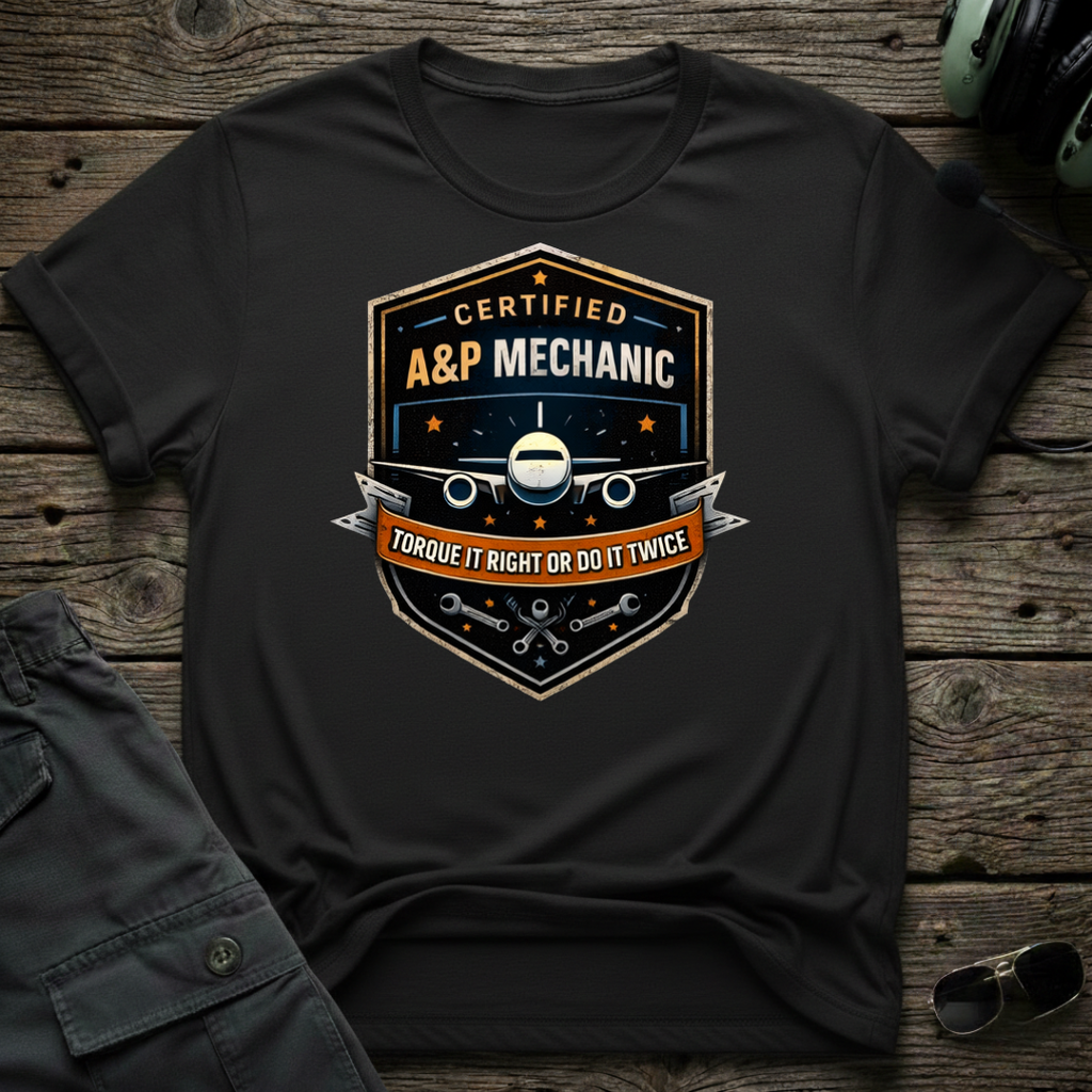 Torque It Right T-shirt — aviation apparel