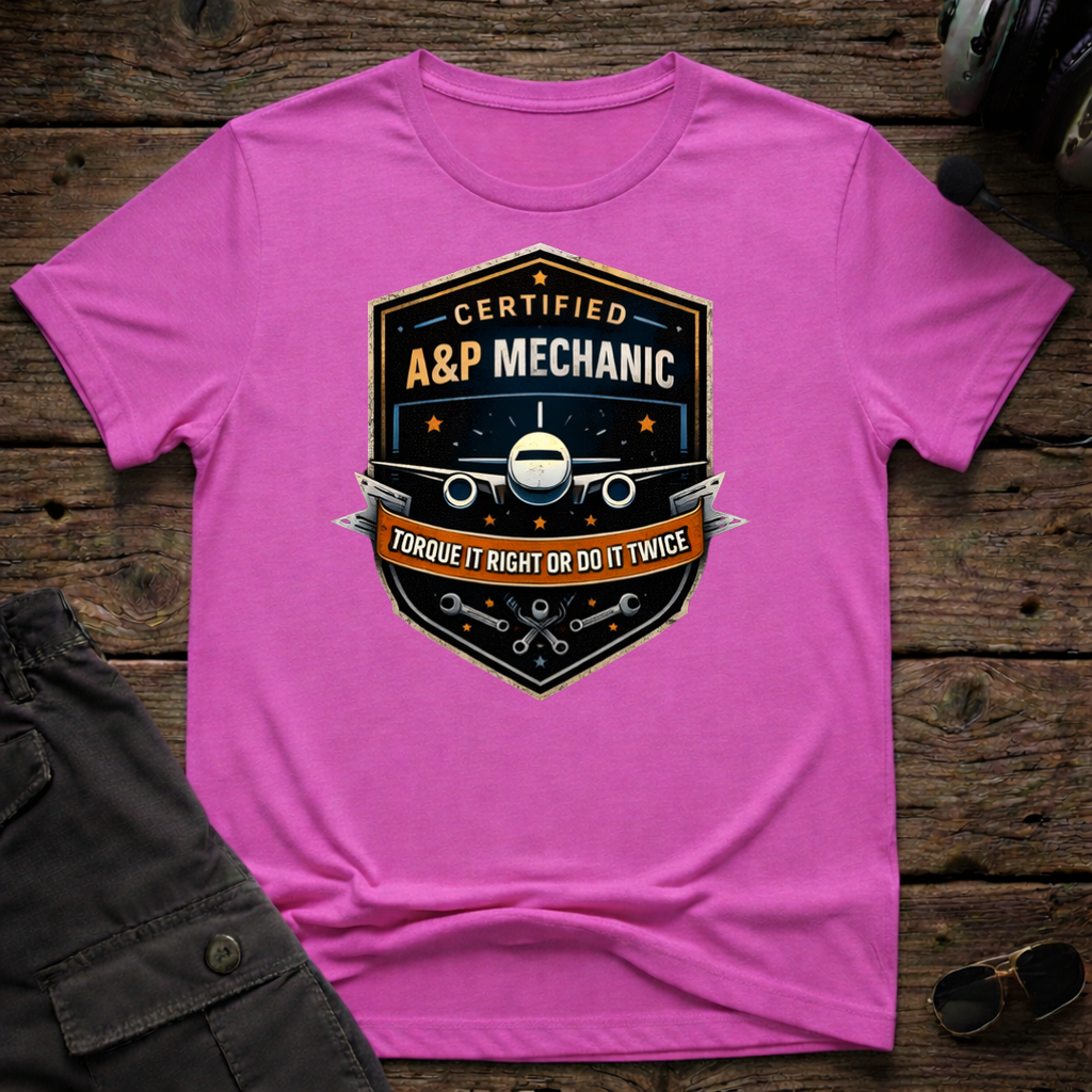 Torque It Right T-shirt — aviation apparel