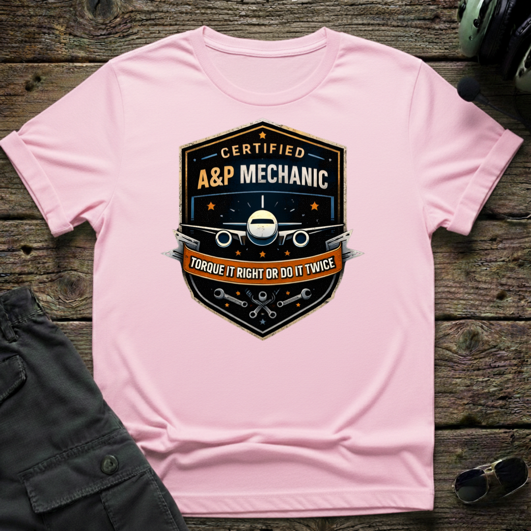 Torque It Right T-shirt — aviation apparel