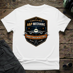 Torque It Right front view - premium aviation tee for pilots