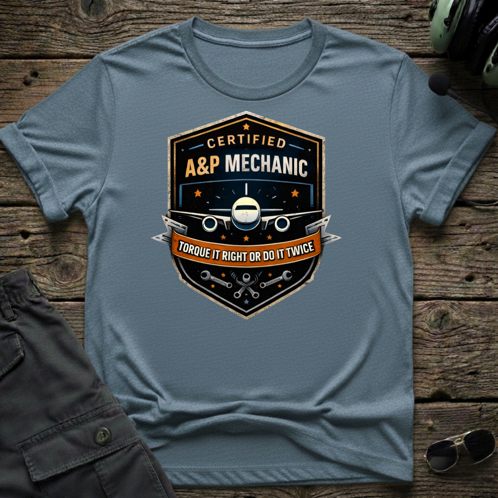 Torque It Right T-shirt — aviation apparel