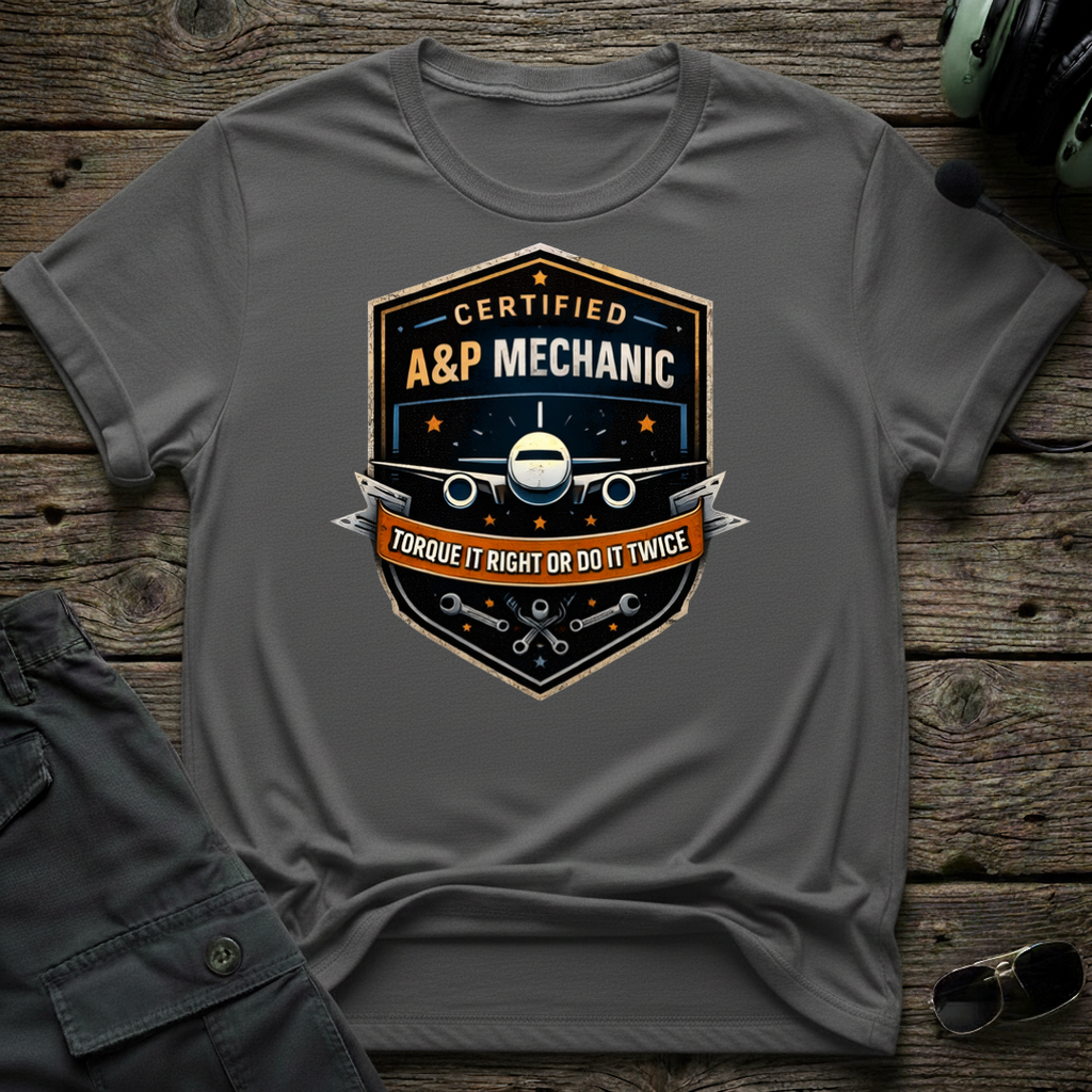 Torque It Right T-shirt — aviation t-shirt