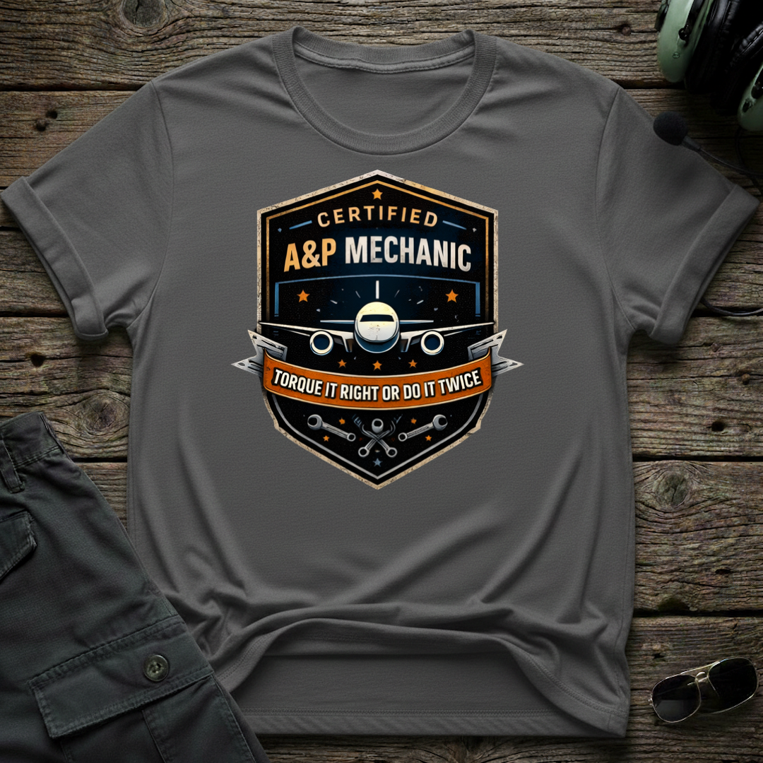 Torque It Right T-shirt — aviation t-shirt