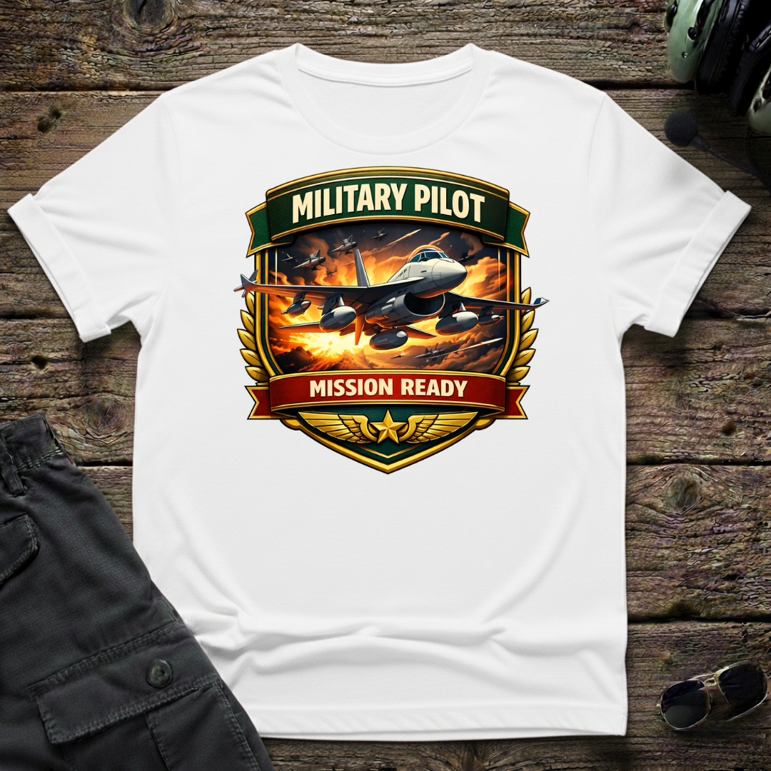 Mission Ready unisex t-shirt - perfect gift for aviation lovers