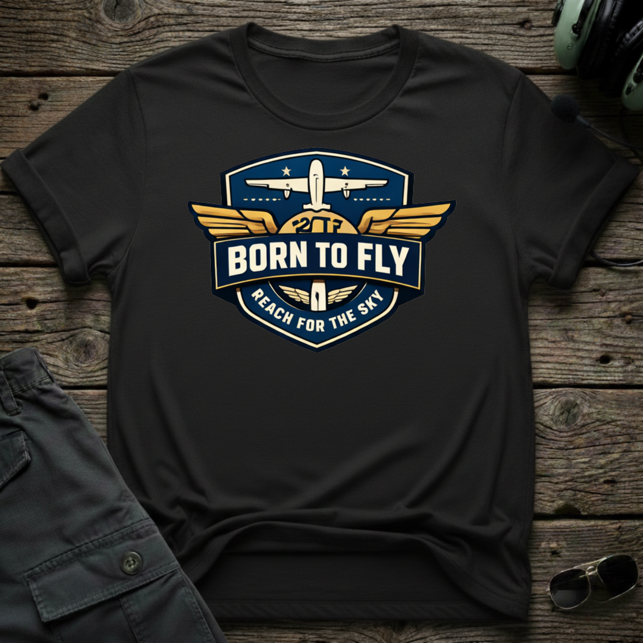 Born to Fly T-shirt — aviation apparel