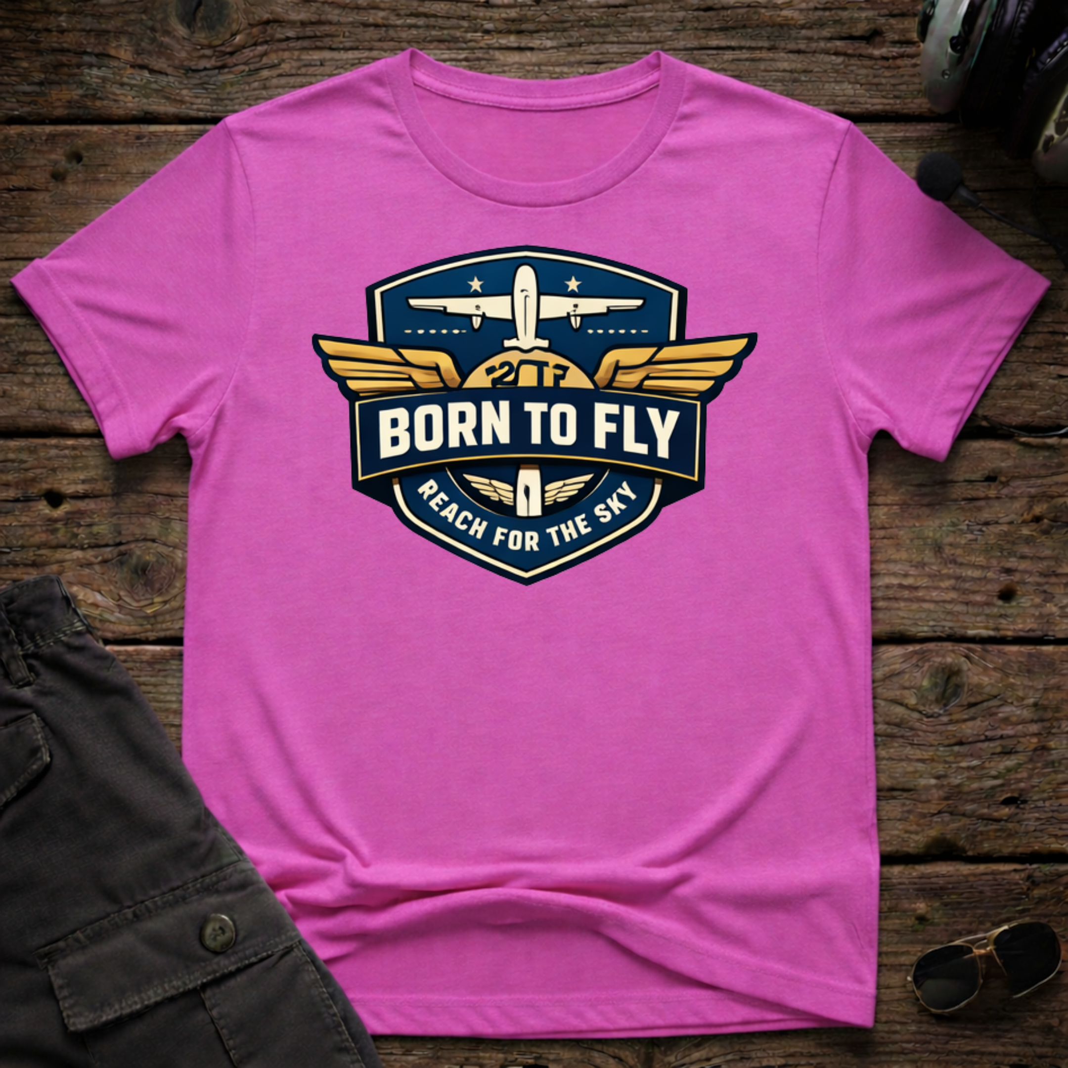 Born to Fly T-shirt — aviation apparel