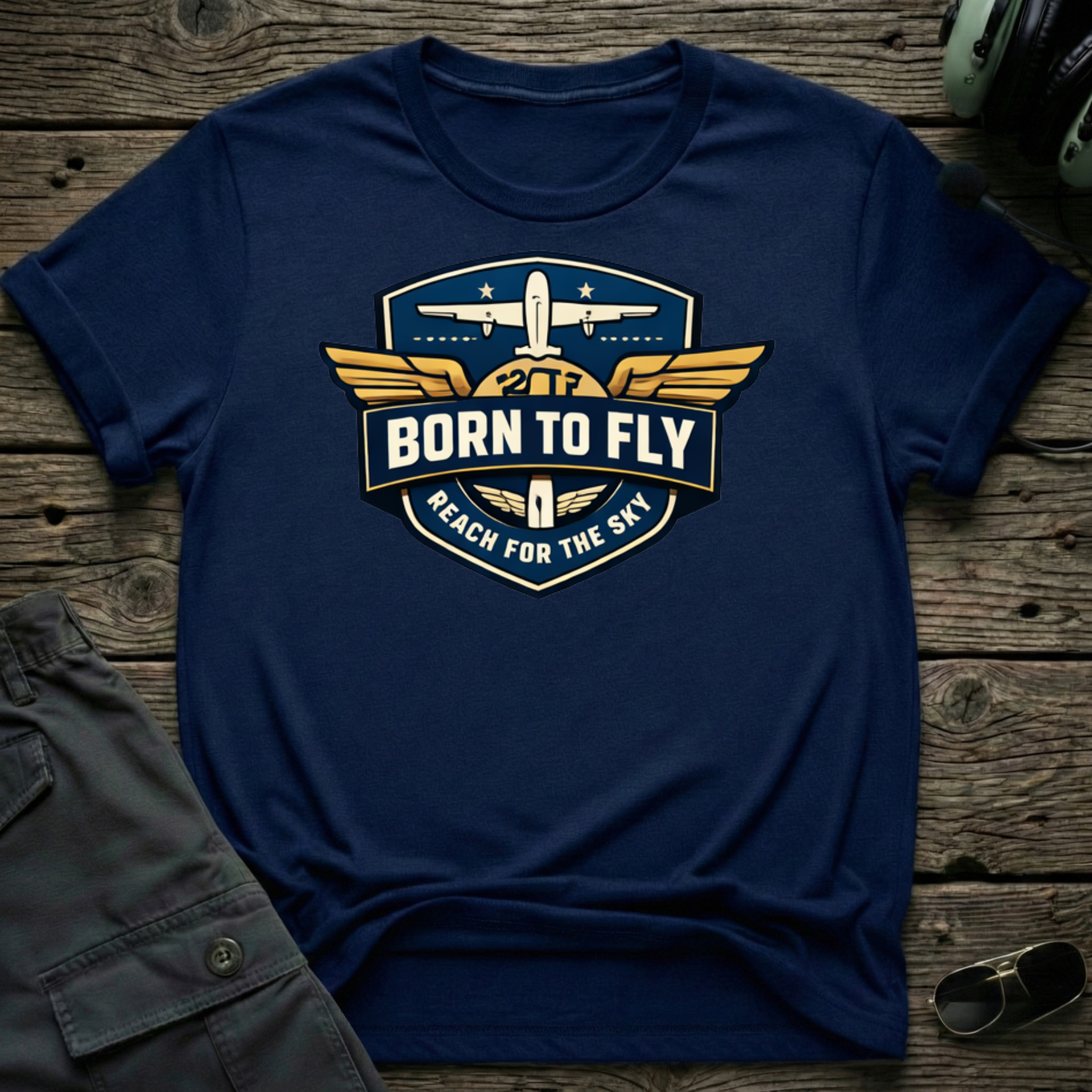 Born to Fly T-shirt — aviation t-shirt