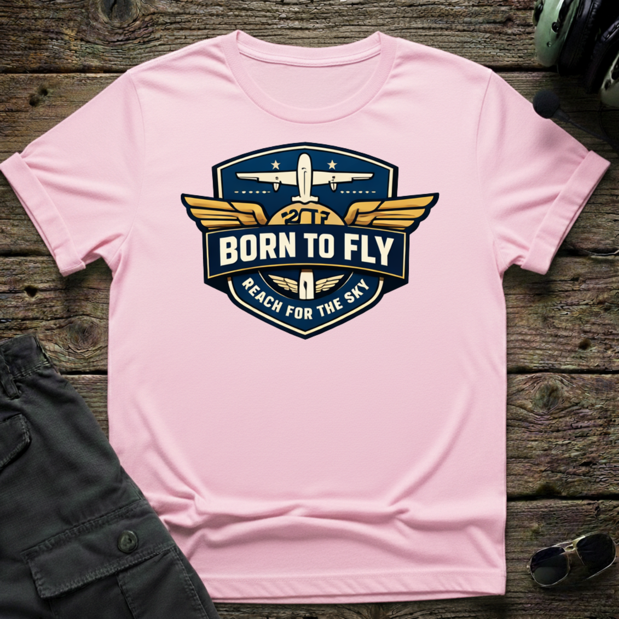 Born to Fly T-shirt — aviation apparel