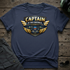 Capt at Controls T-shirt — aviation apparel