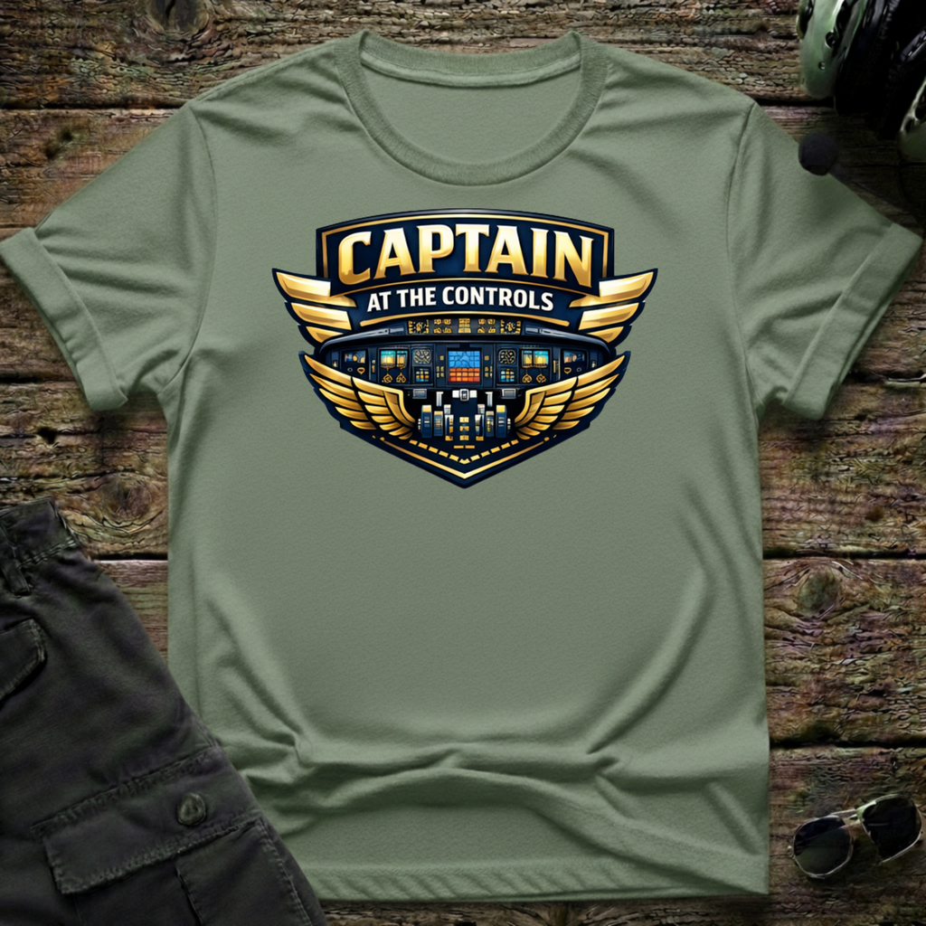 Capt at Controls T-shirt