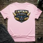Capt at Controls T-shirt — aviation apparel