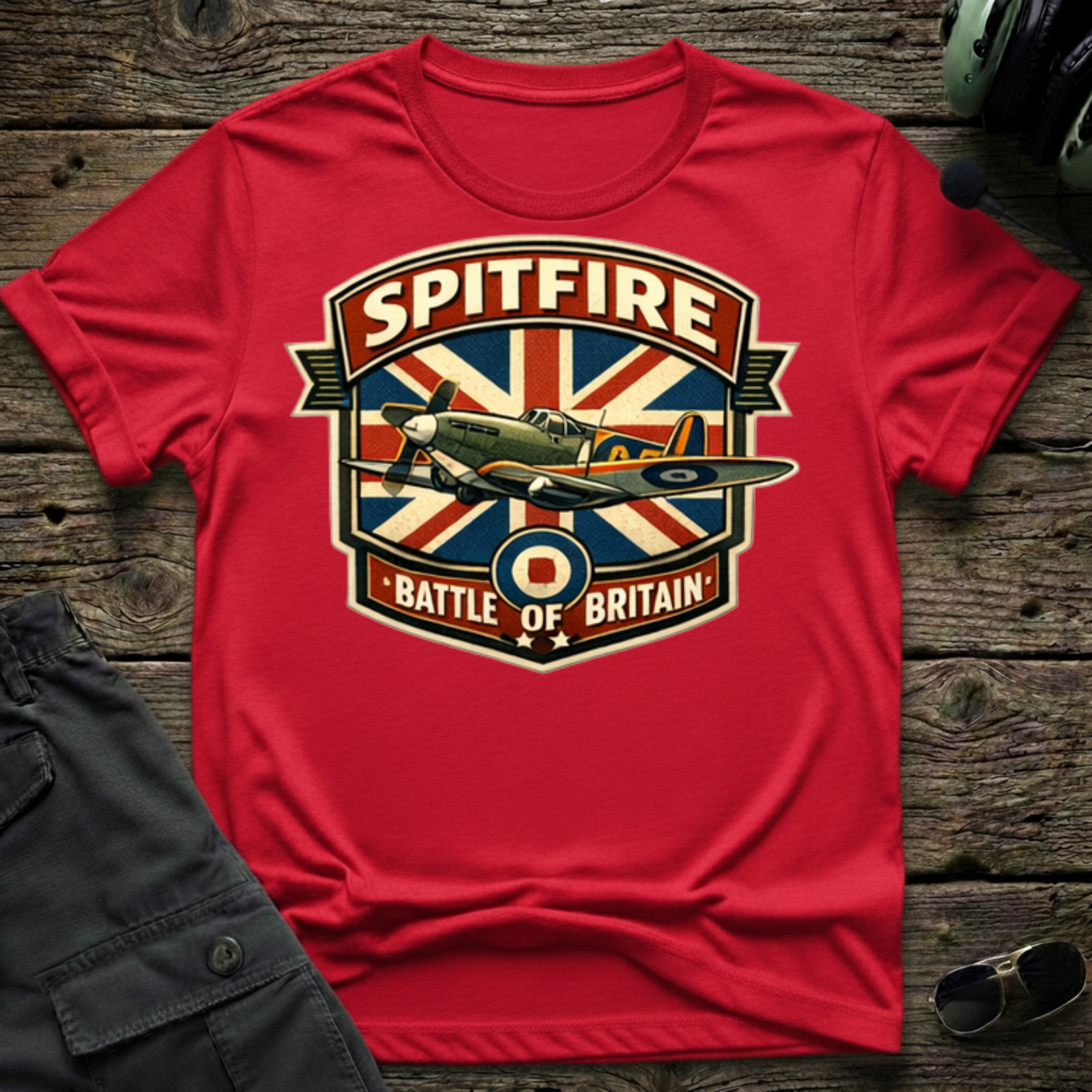 Spitfire BOB T-shirt — aviation t-shirt