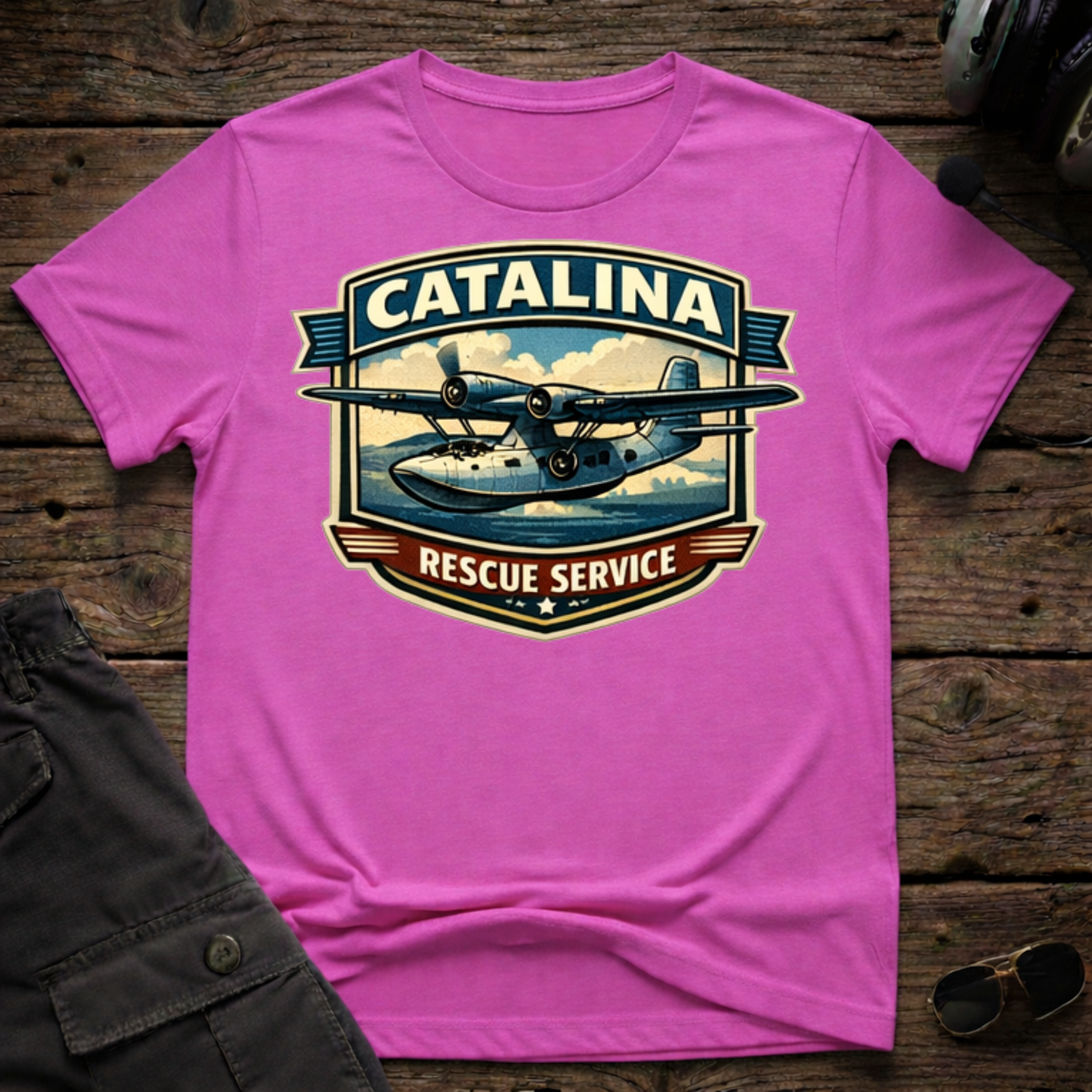 Catalina Rescue T-shirt — aviation apparel