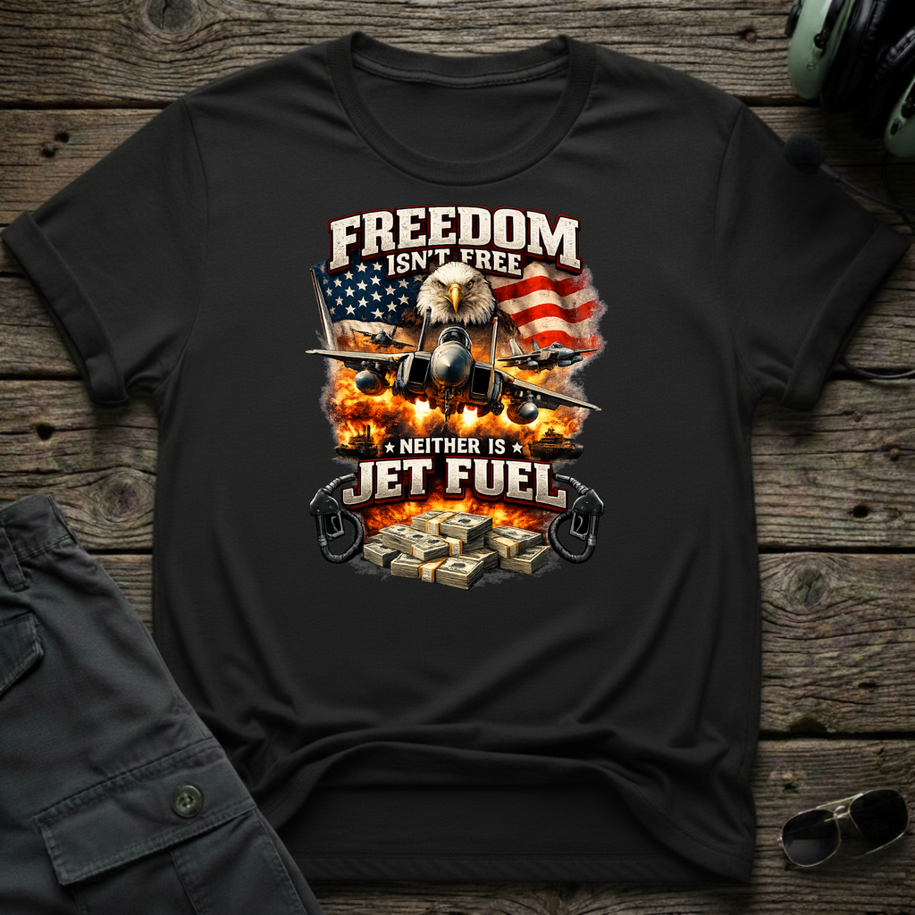 Freedom Isn't Free - Cleared4Tees premium aviation apparel