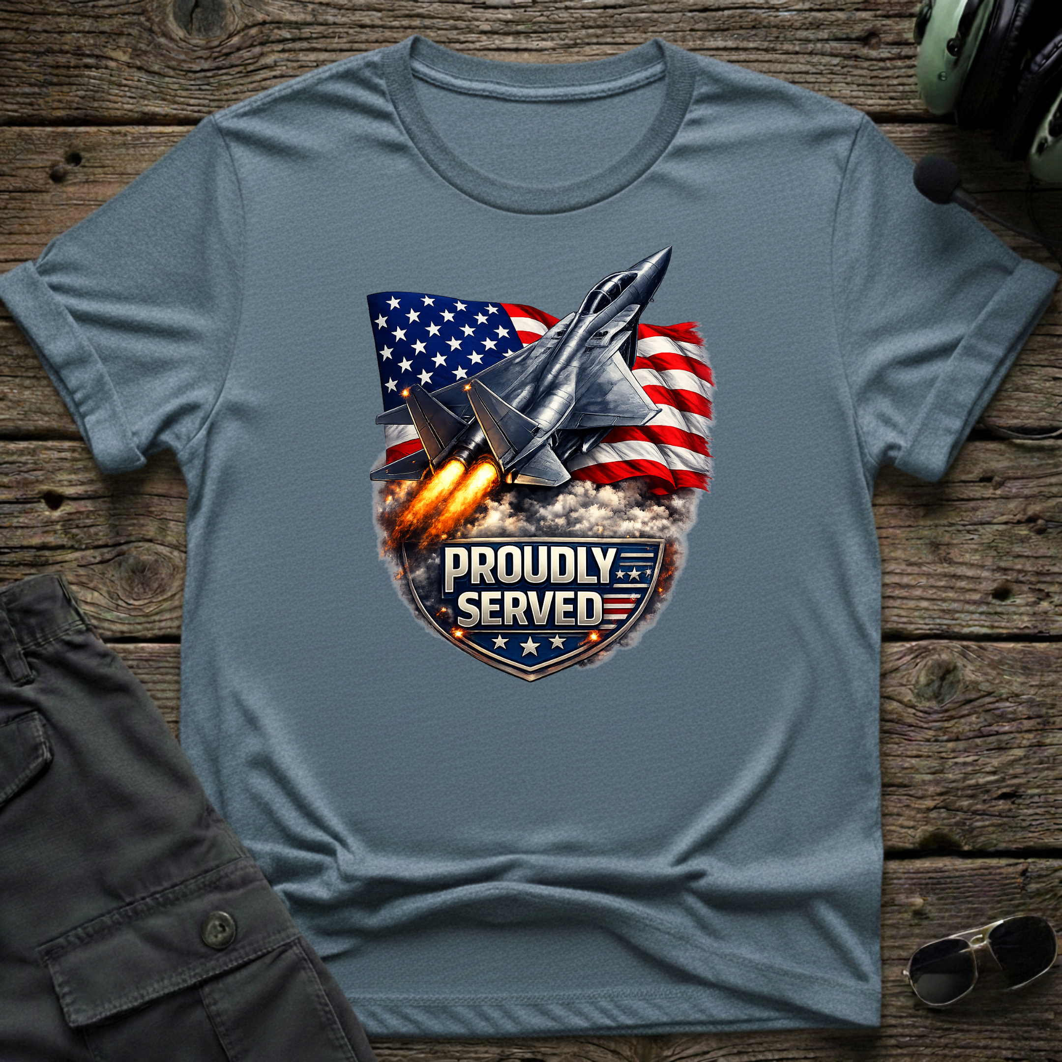 Proudly Served T-shirt — aviation apparel
