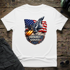 Proudly Served unisex t-shirt - perfect gift for aviation lovers
