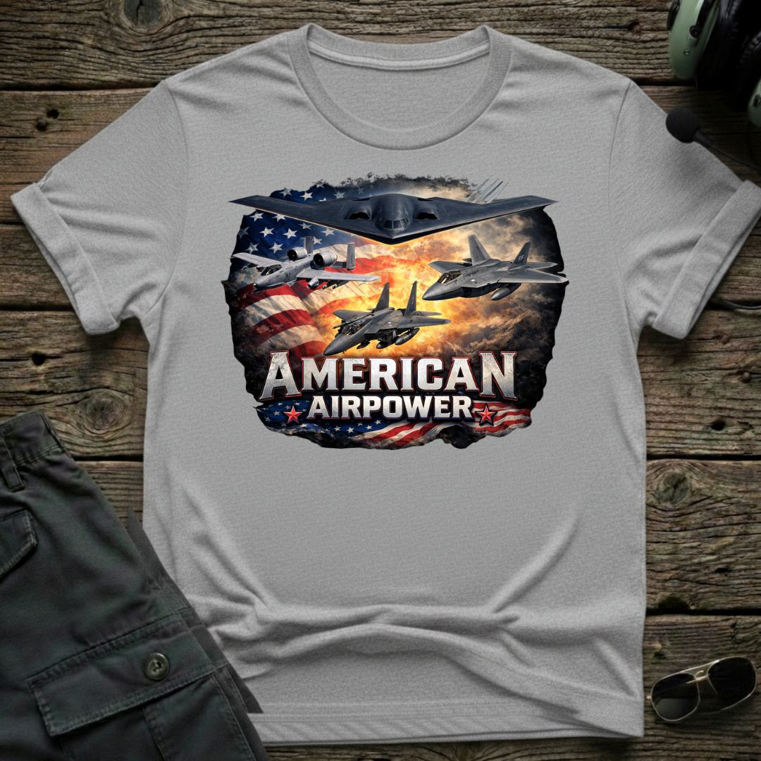 American Airpower - Cleared4Tees premium aviation apparel