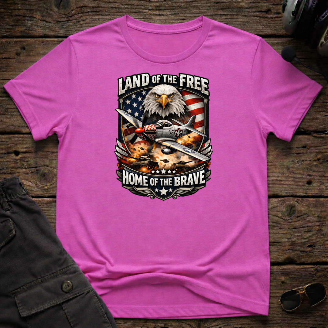 Land of the Free T-shirt — aviation apparel