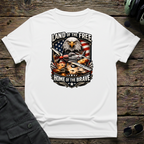 Land of the Free unisex t-shirt - perfect gift for aviation lovers