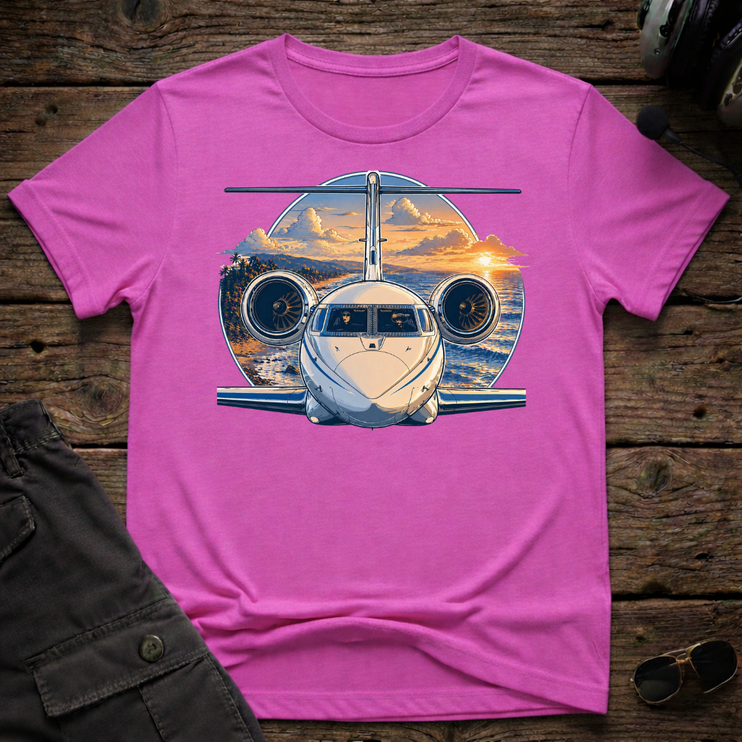 Gulfstream Beach T-shirt — aviation apparel