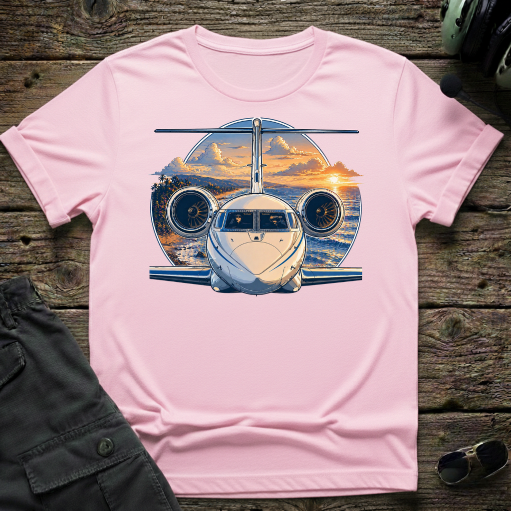Gulfstream Beach T-shirt — aviation apparel