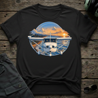 Cessna Beach T-shirt — t-shirt detail