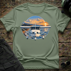 Cessna Beach T-shirt — lifestyle shot