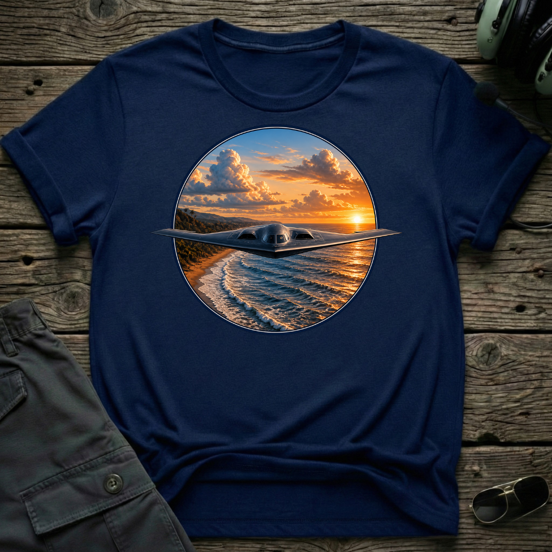 B2 Beach T-shirt — aviation apparel