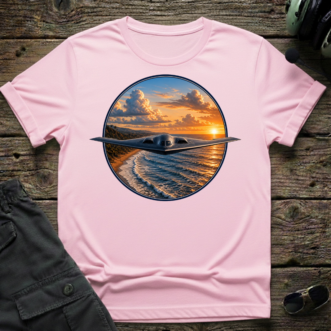 B2 Beach T-shirt — aviation apparel