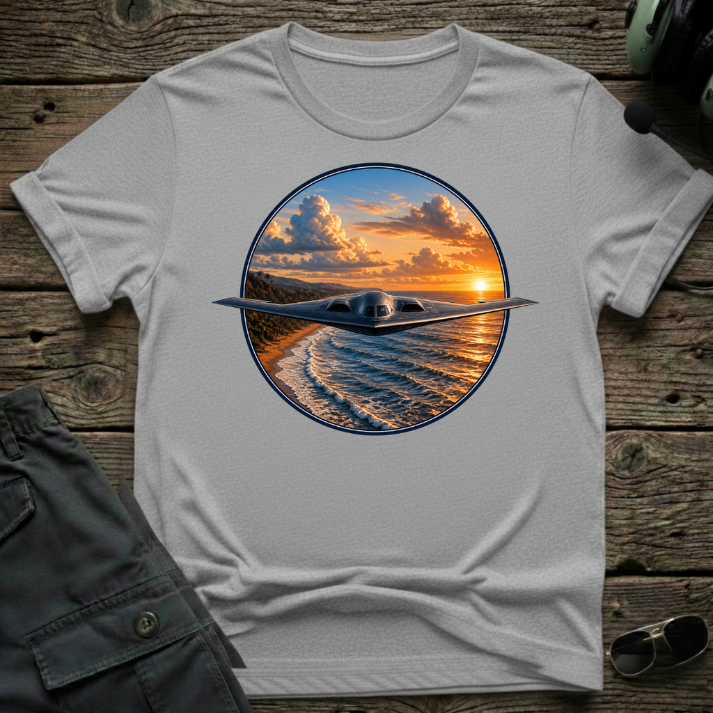 B2 Beach T-shirt — Cleared4Tees pilot tee