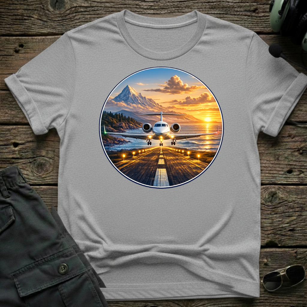 Coastal Gulfstream T-shirt — Cleared4Tees pilot tee