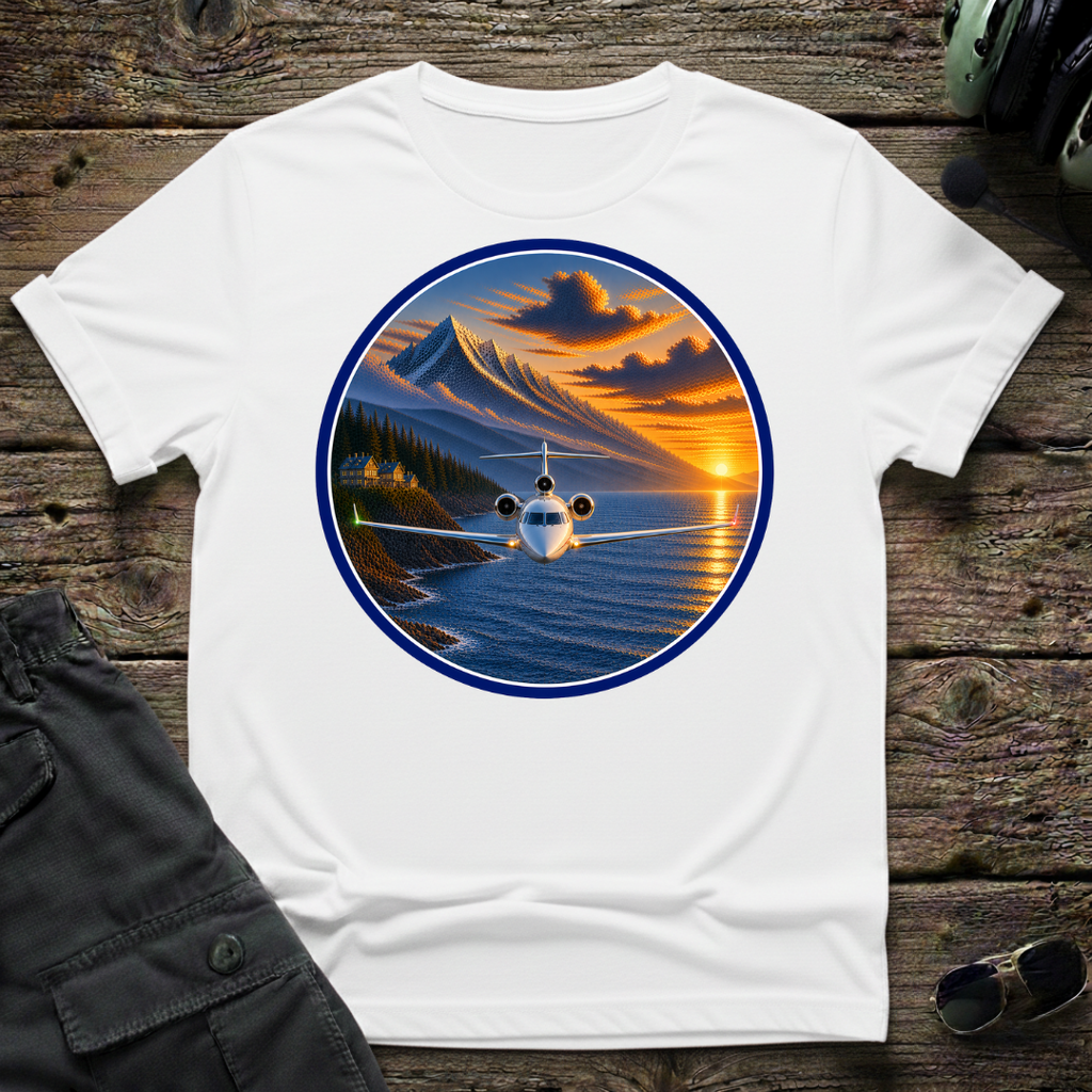 Falcon Sunset T-shirt — t-shirt detail