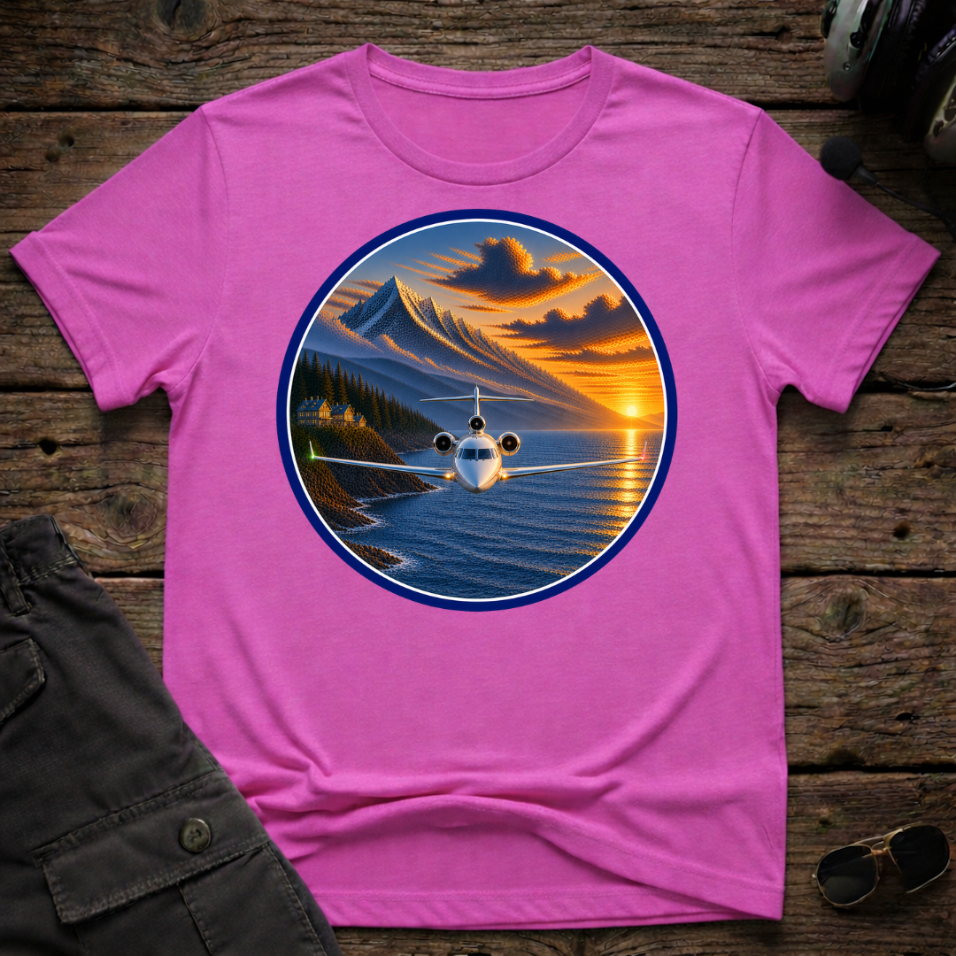 Falcon Sunset T-shirt — aviation apparel