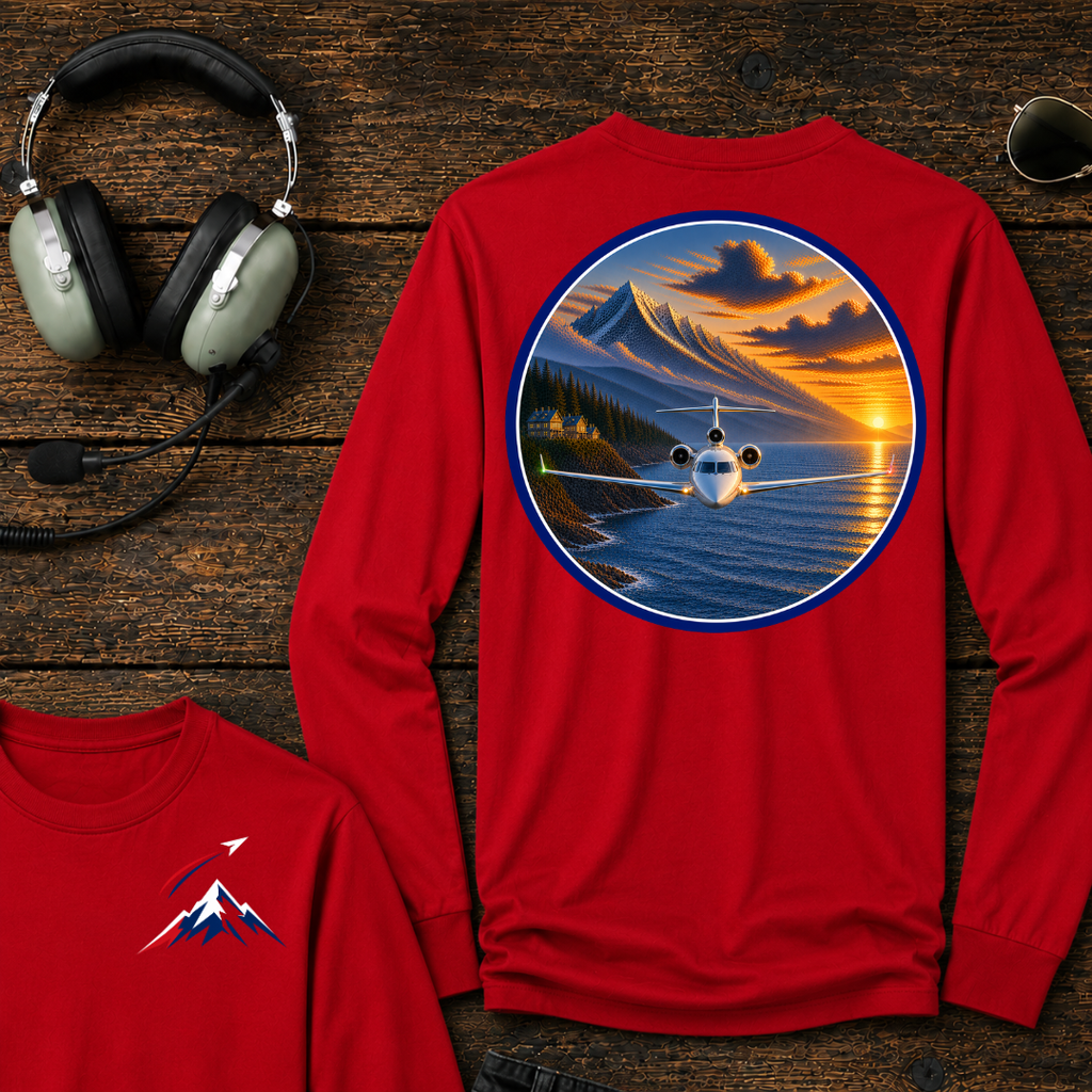 Falcon Sunset Long Sleeve — aviation apparel