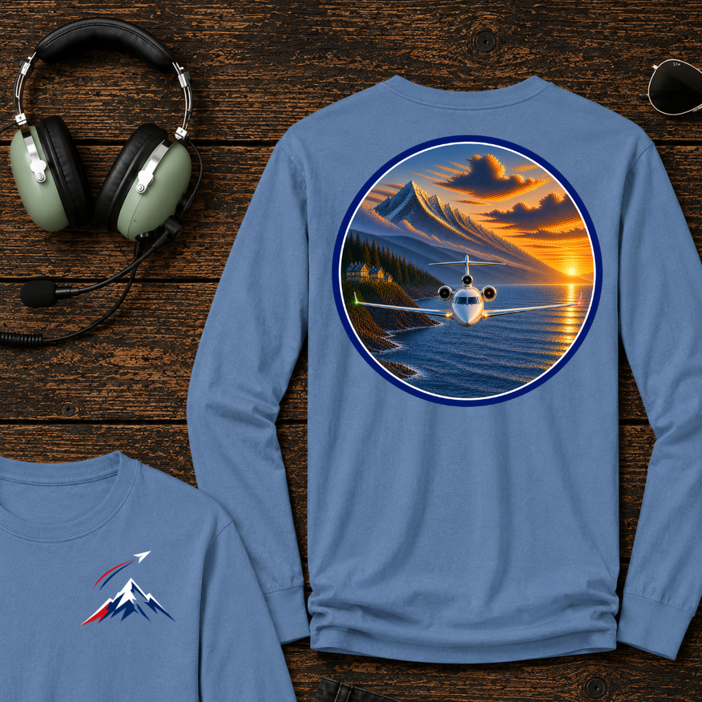 Falcon Sunset Long Sleeve — aviation apparel
