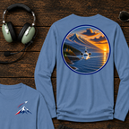 Falcon Sunset Long Sleeve — aviation apparel
