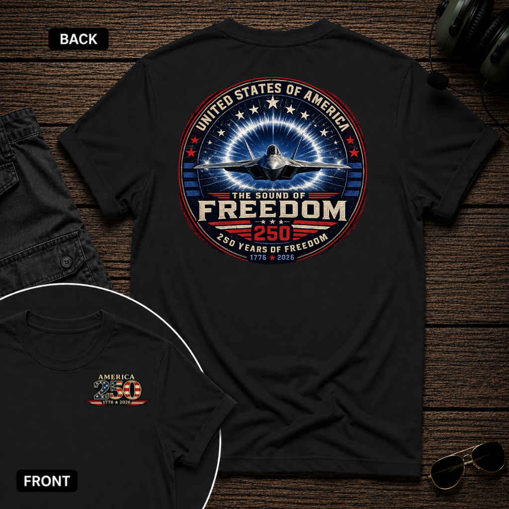 Sound of Freedom SS 2 Sided T-shirt