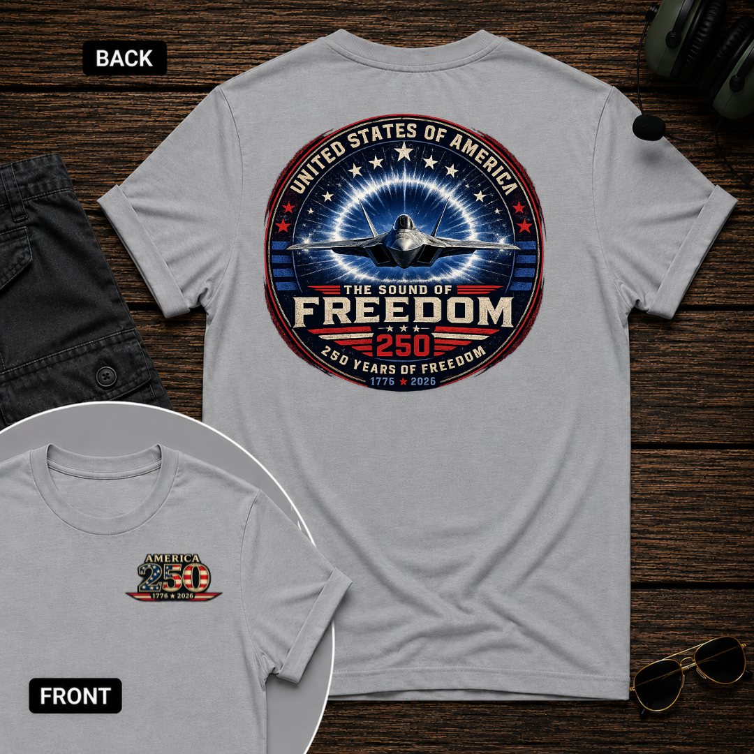 Sound of Freedom SS 2 Sided T-shirt