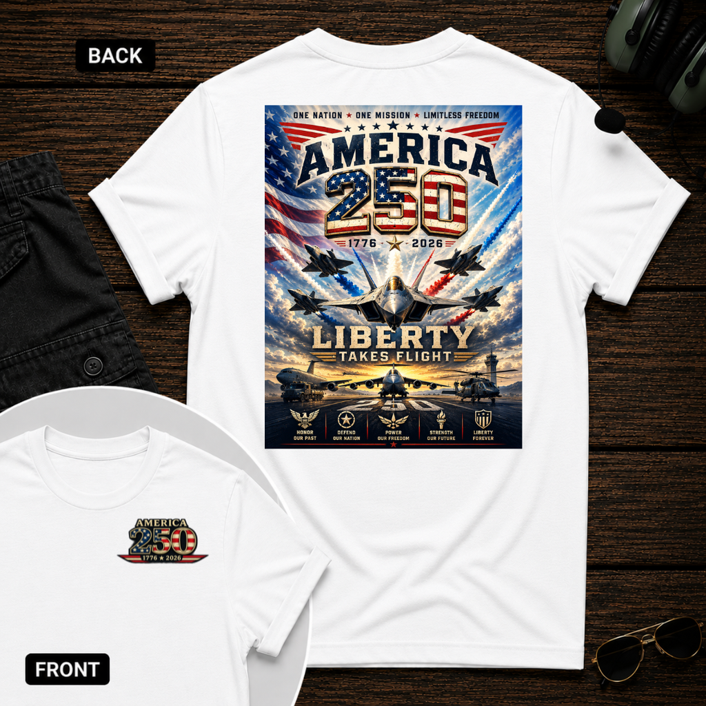 Liberty Takes Flight SS 2 Sided T-shirt